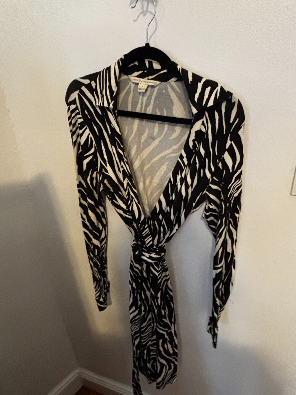 DVF Wrap Dress in Zebra 8